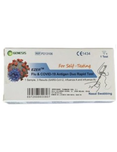 Test Nasal Combinado Autodiagnostico Antigenos Sars-Cov-2...
