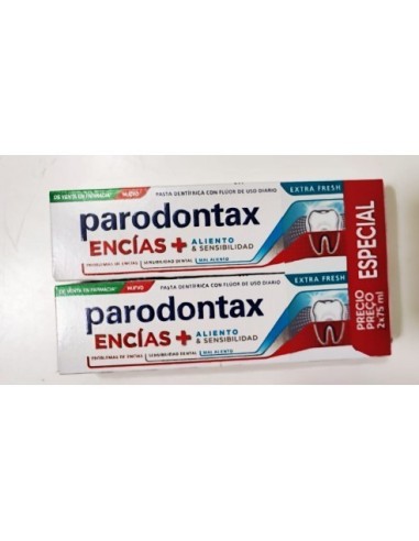 PARODONTAX ENCIAS + ALIENTO & SENSIBILIDAD...