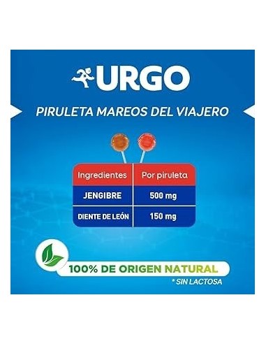 Urgo Mareos Del Viajero 10 Piruletas