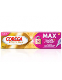 Corega Max Fijacion + Confort 1 Tubo 40 G Sin Sabor