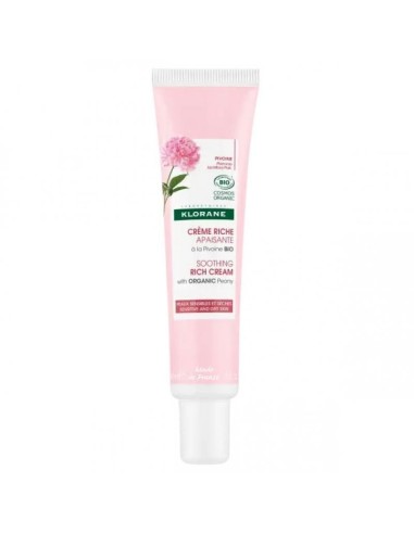 Klorane Crema Rica Calmante A La Peonia 40Ml