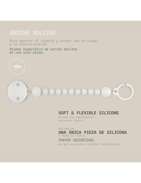 Suavinex Broche Bolitas Silicona 1 Unidad