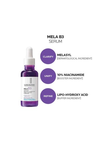 MELA B3 SERUM LA ROCHE POSAY 1 FRASCO 30 ML CON...