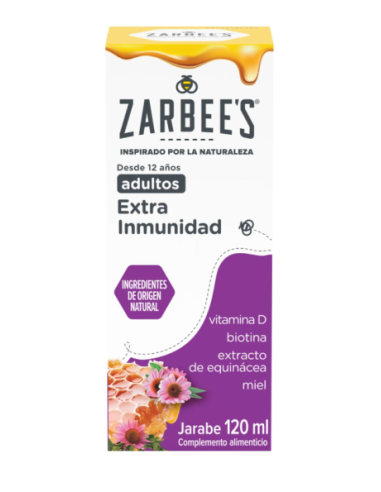 ZARBEES ADULTOS INMUNIDAD JARABE 1 ENVASE 120 ML