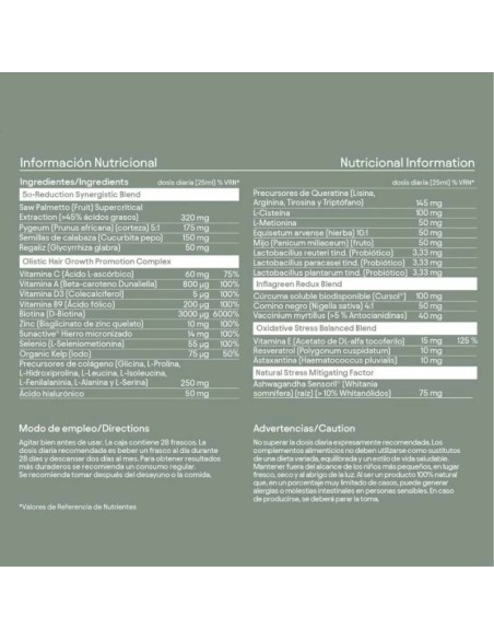 OLISTIC FOR MEN 28 FRASCOS 25 ML