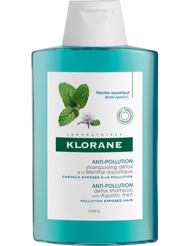 KLORANE CHAMPU A LA MENTA ACUATICA 400 ML