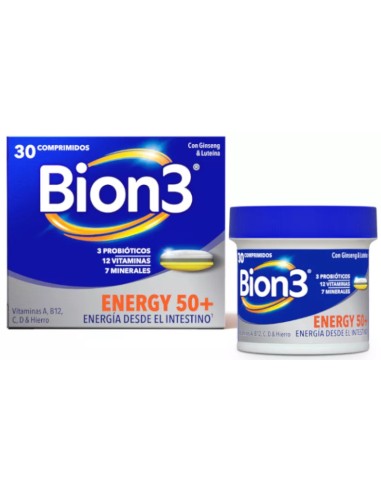 BION3 30 TABLETS ENERGY 50+
