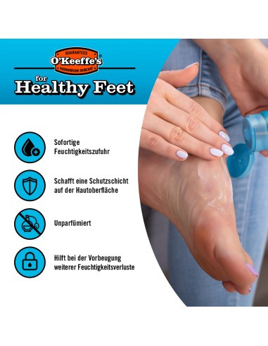 O´KEEFFE´S HEALTHY FEET CREMA DE PIES 1 TUBO 80 ML