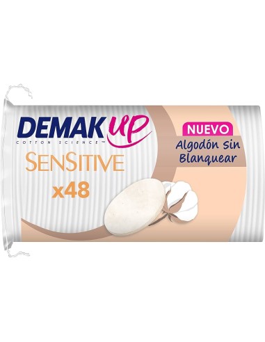 DEMAK UP SENSITIVE DESMAQUILLAJE 50 DISCOS