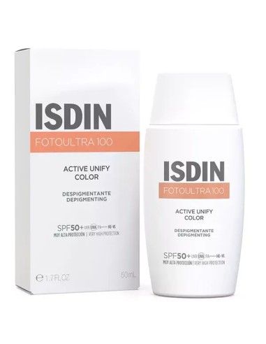 FOTOULTRA ISDIN 100 ACTIVE UNIFY COLOR 50 ML