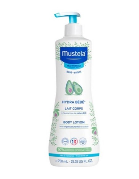 MUSTELA HYDRA BEBE LECHE CORPORAL  750 ML