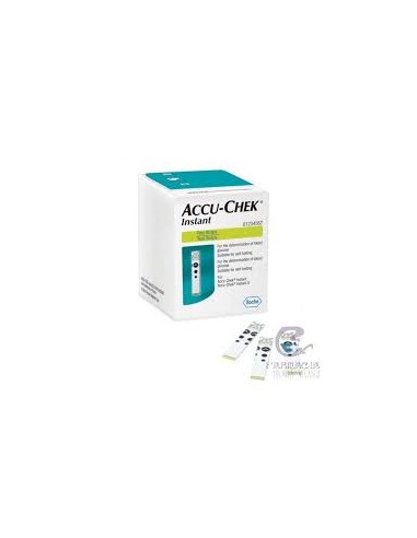 TIRAS REACTIVAS GLUCEMIA ACCU-CHEK INSTANT 10 U