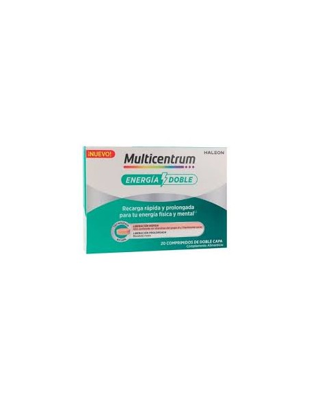 MULTICENTRUM DOBLE ENERGÍA 20 COMPRIMIDOS