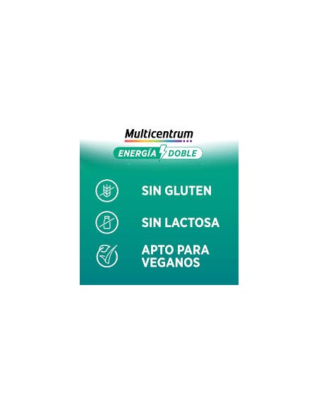 MULTICENTRUM DOBLE ENERGÍA 20 COMPRIMIDOS