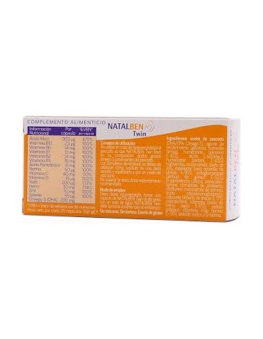 NATALBEN TWIN 30 CAPSULAS