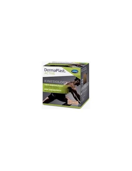 CINTA KINESIOLOGICA DERMAPLAST ACTIVE COLOR BEIGE 5 CM X 5 M 1 U