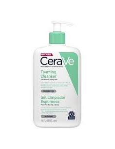 CERAVE GEL LIMPIADOR ESPUMOSO 1 ENVASE 473 ML