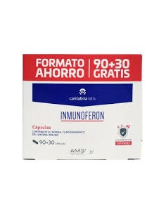 INMUNOFERON FORMATO AHORRO 90+30CAPSULAS GRATIS