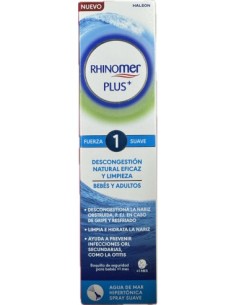 RHINOMER PLUS BEBES Y ADULTOS FUERZA 1 SUAVE 1 SPRAY 125 ML