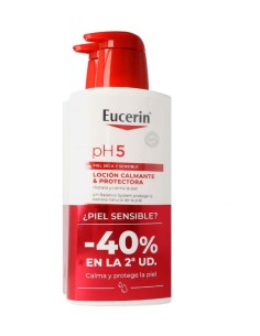 EUCERIN PH5 LOCION CALMANTE Y PROTECTORA 400ML DUPLO -40%...