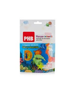 PHB FLOSSER INFANTIL HILO DENTAL CON APLICADOR 16 UNIDADES