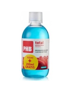 PHB TOTAL ENJUAGUE BUCAL 1 ENVASE 300 ML + 1 ENVASE 200 ML
