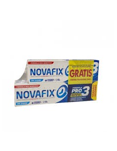 NOVAFIX FORMULA PRO 3 1 TUBO SIN SABOR 70 G + 1 TUBO 50 G...