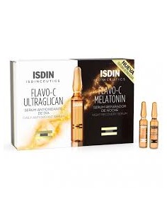 ISDINCEUTICS FLAVO-C ULTRAGLICAN + ISDINCEUTICS PACK 10 U...