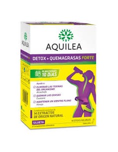 AQUILEA DETOX + QUEMAGRASAS FORTE 10 STICKS