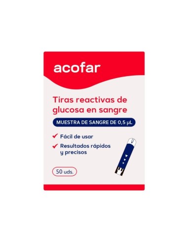 Tiras Reactivas De Glucosa En Sangre Acofarma...
