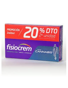 FISIOCREM CANNABIS 60 ML DUPLO 20 % DTO 2ª UNIDAD