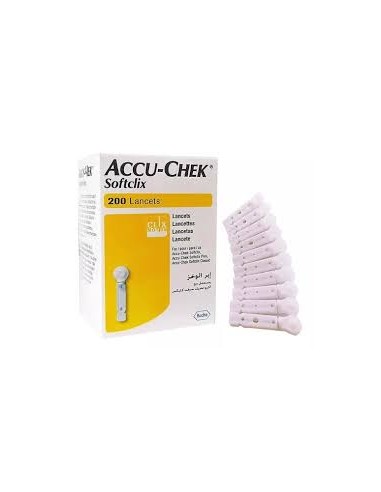 ACCU CHEK SOFTCLIX LANCETA 200