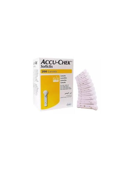 ACCU CHEK SOFTCLIX LANCETA 200