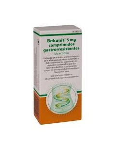 BEKUNIS 5 MG 30 COMPRIMIDOS GASTRORESISTENTES