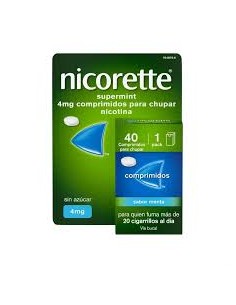 NICORETTE SUPERMINT EFG 4 MG 40 COMPRIMIDOS PARA CHUPAR