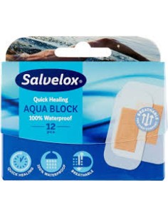 SALVELOX AQUA BLOCK APOSITO ADHESIVO 12 UNIDADES