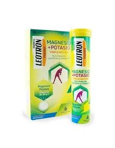 LEOTRON MAGNESIO + POTASIO 36 COMPRIMIDOS EFERVESCENTES...