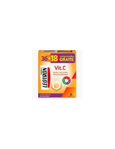 LEOTRON VITAMINA C 36+18 COMP EFERVESCENTES