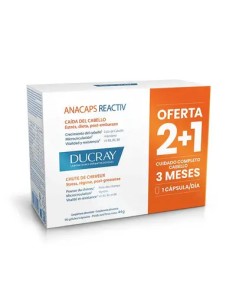 ANACAPS REACTIV CABELLO CUERO CABELLUDO Y UÑAS 90CAPS MESES