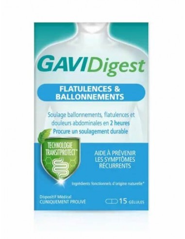 GAVIDIGEST GASES E HINCHAZÓN 30 CAPSULAS