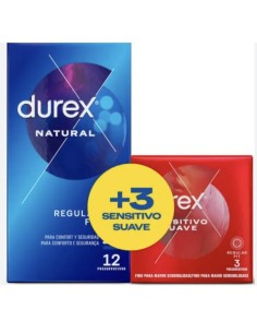 PROFIL DUREX NATURAL PLUS + DUREX SENSITIVO CONFORT PRE...