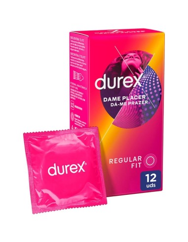 PROFIL DUREX DAME PLACER CON PUNTOS Y ESTRÍAS 12 U