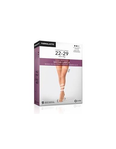 MEDIA FARMALASTIC LARGA BLONDA COMP NORMAL...