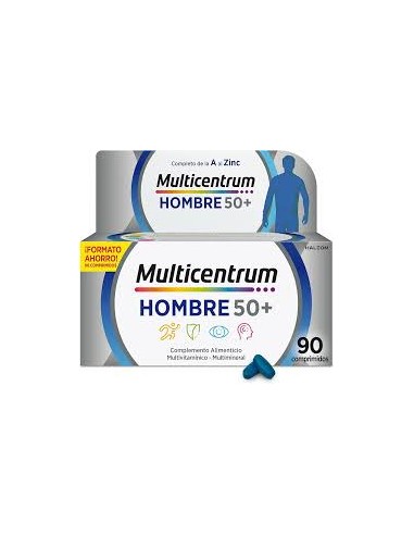 MULTICENTRUM HOMBRE 50+ 90 COMPRIMIDOS + 30...