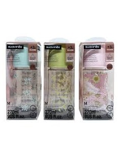 BIBERON VIDRIO TETINA FISIOLOGICA SILICONA SUAVINEX SX...