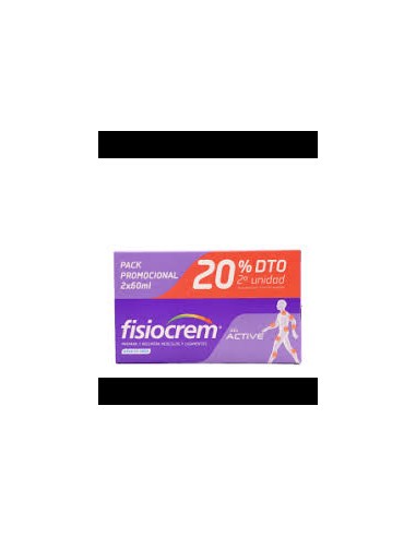 FISIOCREM CREMA 60 ML DUPLO 20% DTO EN SEGUNDA...