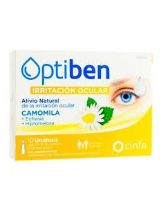 OPTIBEN IRRITACIÓN OCULAR 10 MONODOSIS