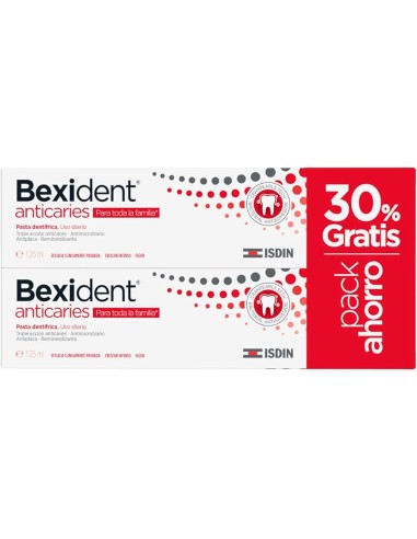 BEXIDENT ANTICARIES PACK AHORRO 125 ML+125 ML...