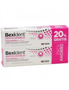 BEXIDENT DIENTES SENSIBLES DUPLO PASTA 75 ML+75 ML
