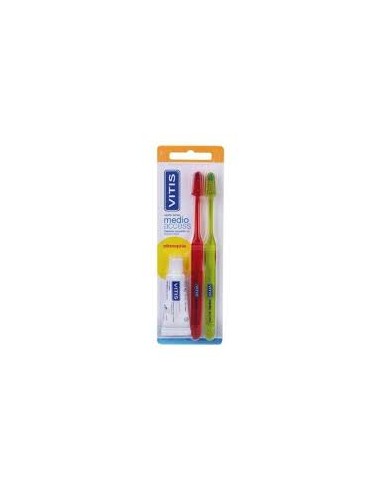 CEPILLO DENTAL ADULTO VITIS ACCESS MEDIO BLISTER